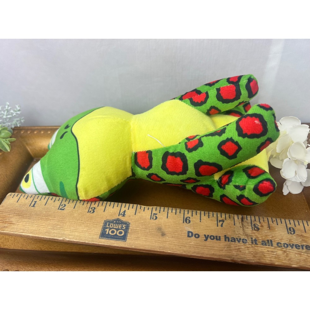A&A Global Industries Green Red Spotted Frog Plush Stuffed Animal 1GSMMIX58 NEW - Picture 9 of 9